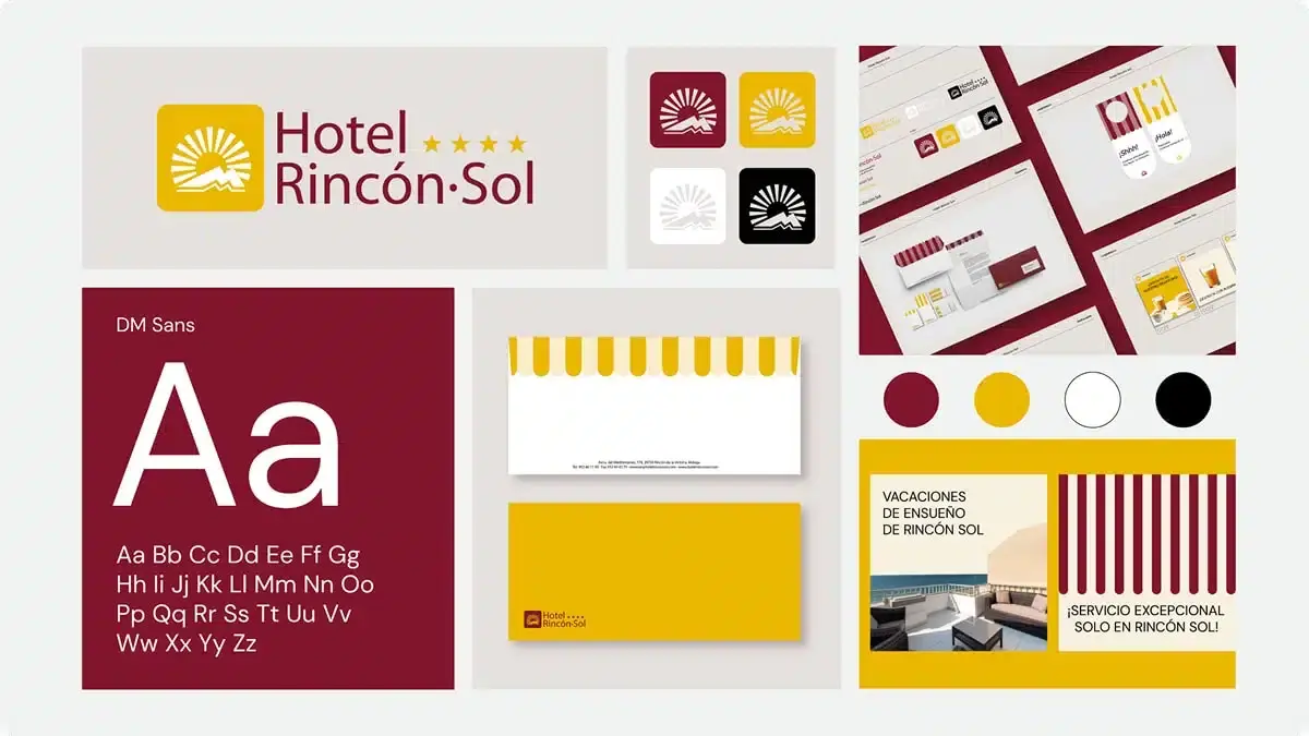 Rebranding del Hotel Rincón Sol, parte del caso de éxito en marketing turístico de weglobeyou en la Costa del Sol.