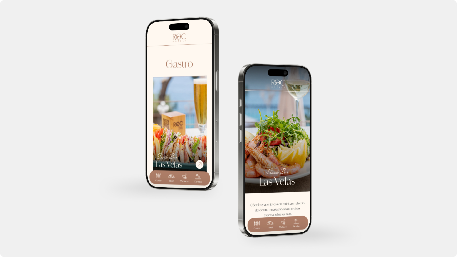 directorio roc hotels optimizado para dispositivos móviles