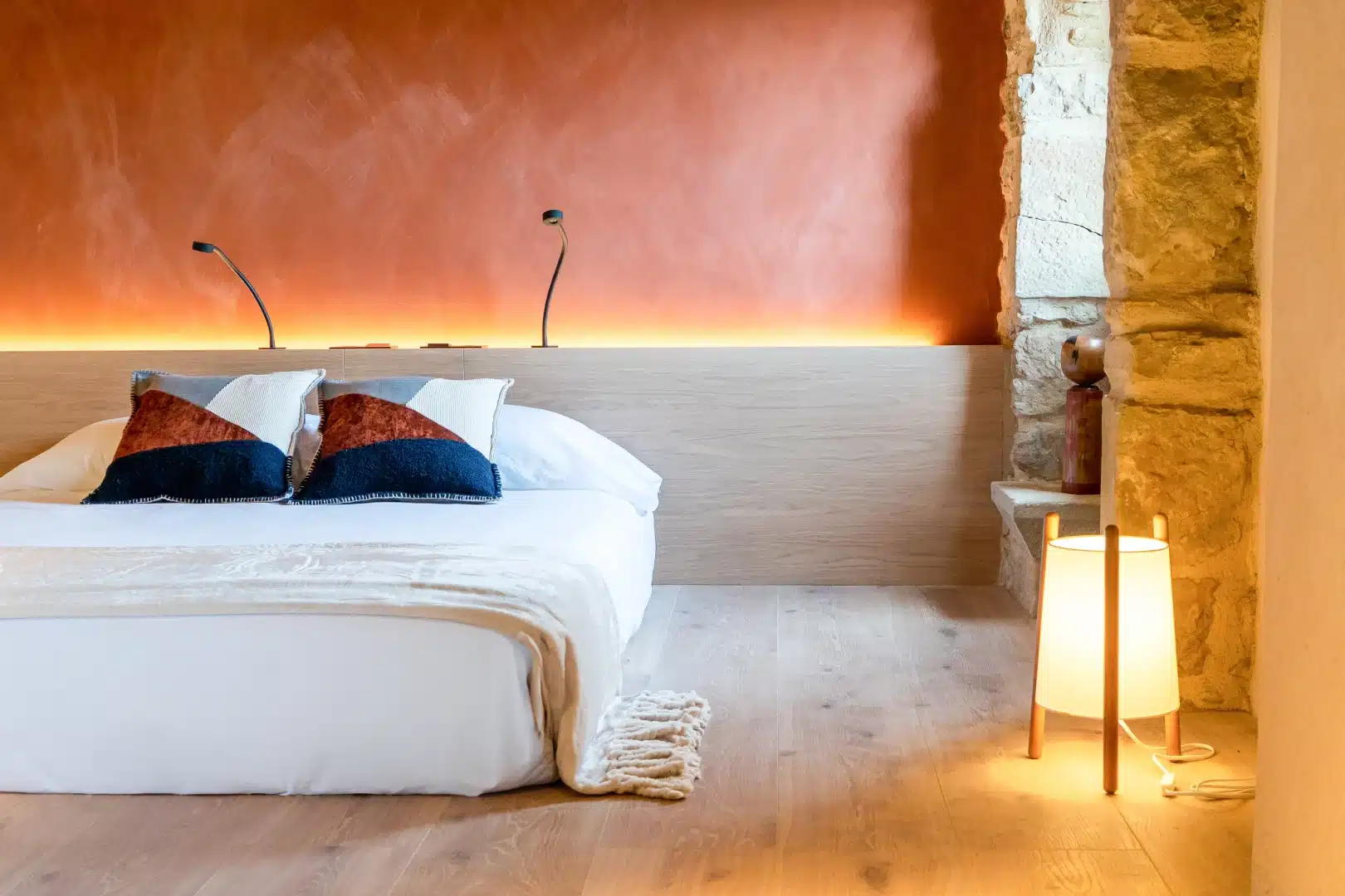 interior photography for hotels bed design design warm light rest cozy room