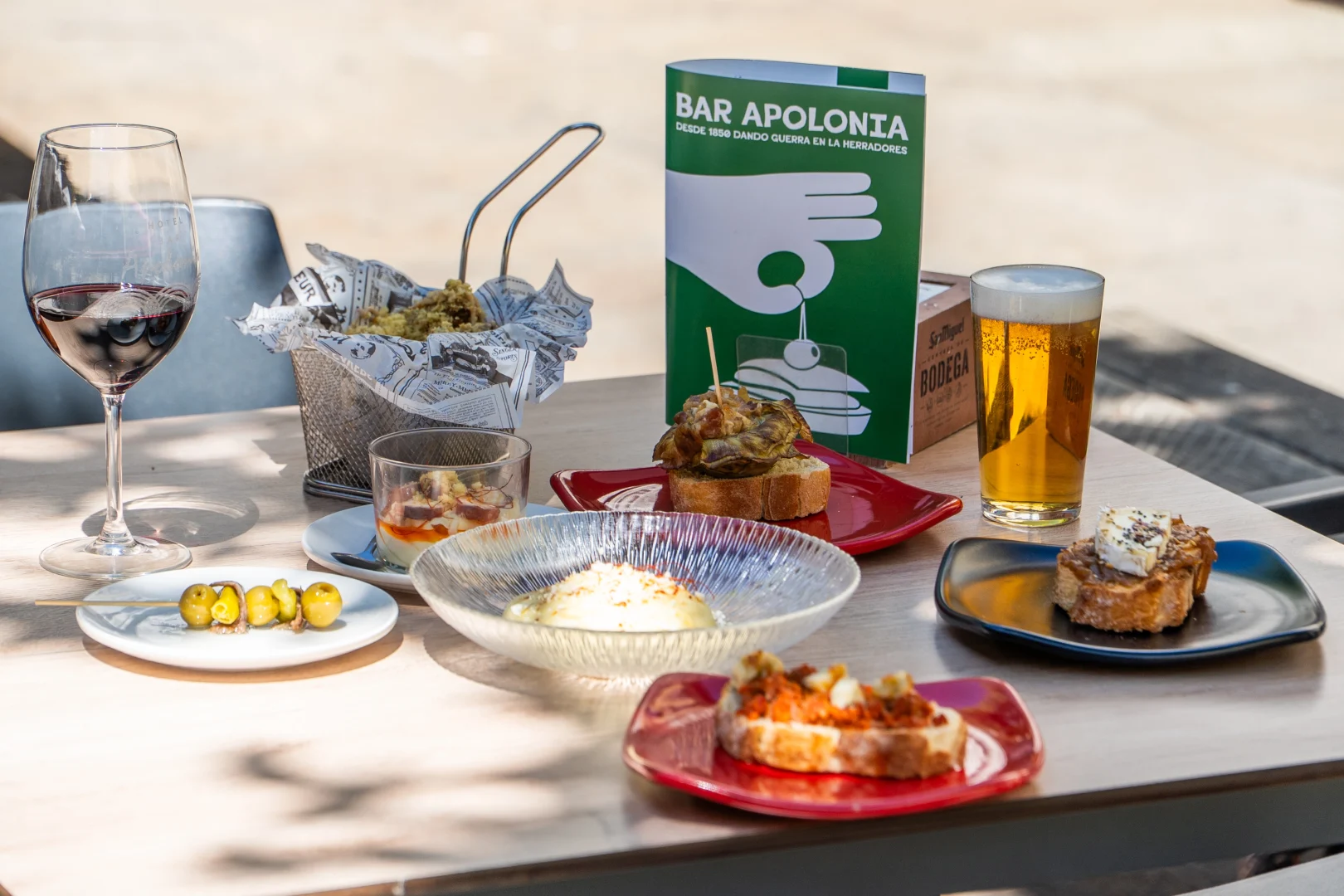 nueva carta bar apolonia hotel apolonia